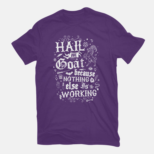 Hail The Goat-Womens-Basic-Tee-Nemons