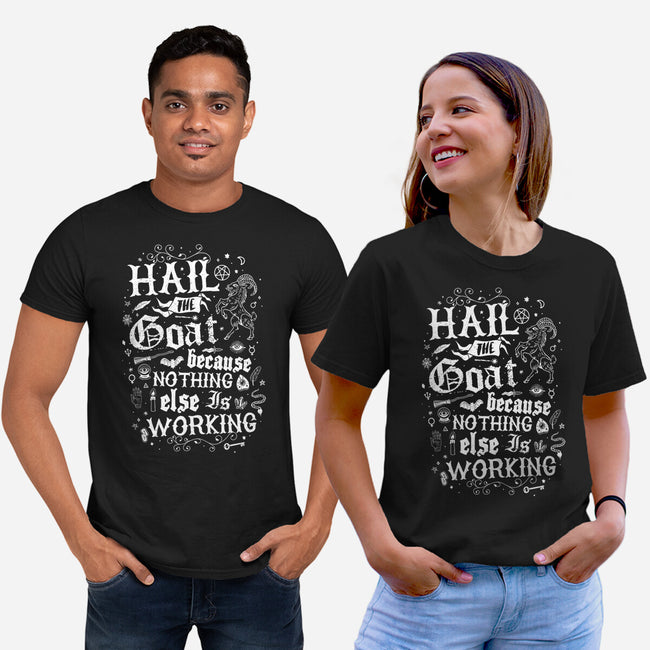 Hail The Goat-Unisex-Basic-Tee-Nemons