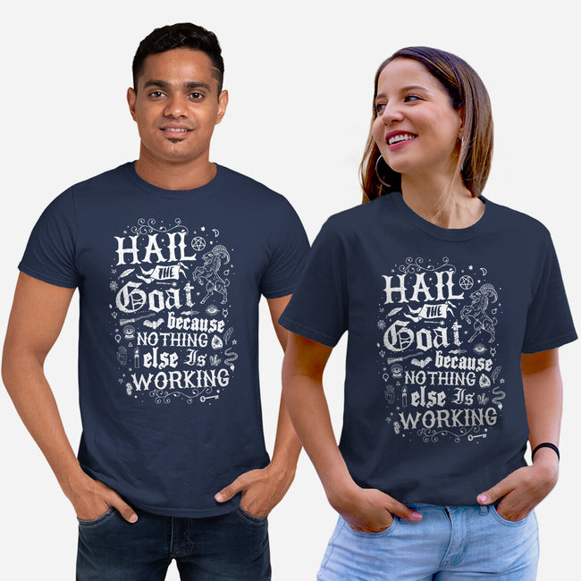 Hail The Goat-Unisex-Basic-Tee-Nemons