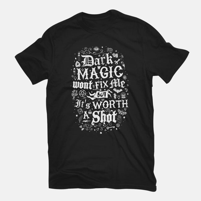 Dark Magic Won't Fix Me-Mens-Basic-Tee-Nemons