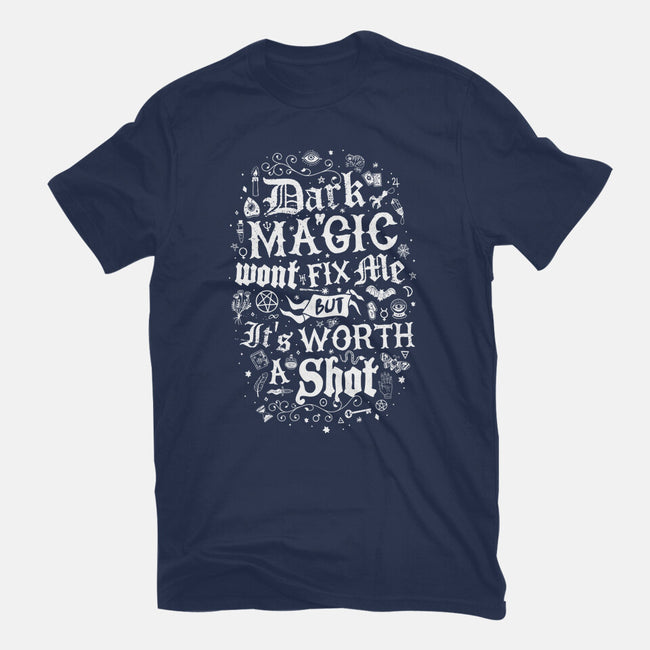 Dark Magic Won't Fix Me-Womens-Basic-Tee-Nemons