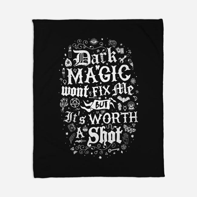 Dark Magic Won't Fix Me-None-Fleece-Blanket-Nemons