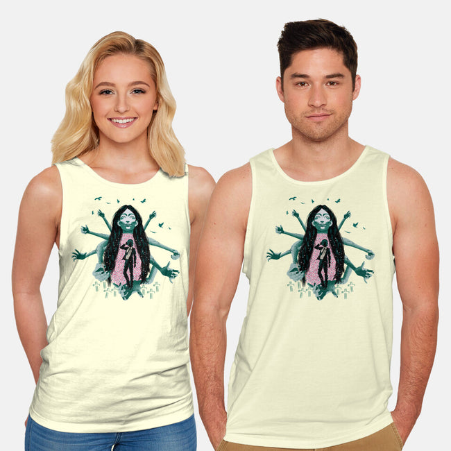 Himeno And Ghost Devil-Unisex-Basic-Tank-Afire