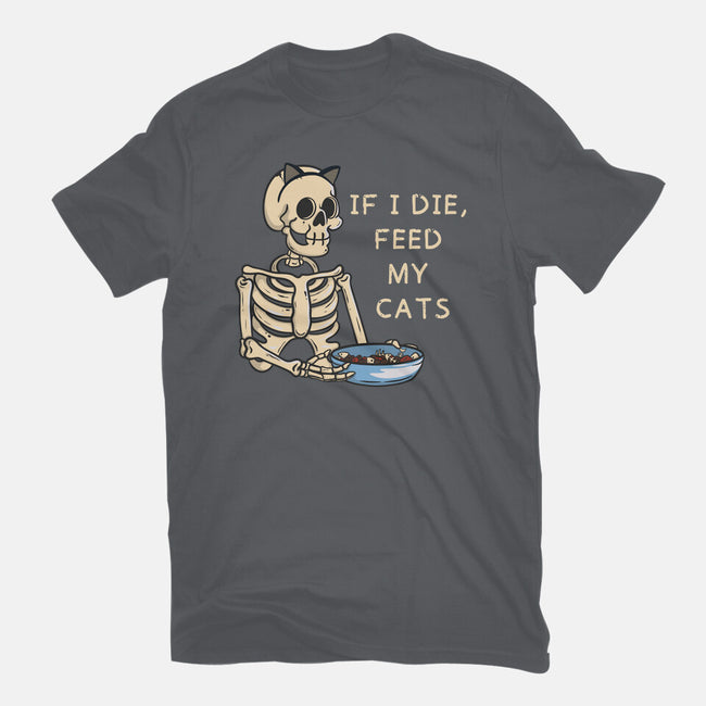 Feed My Cats-Mens-Basic-Tee-Claudia