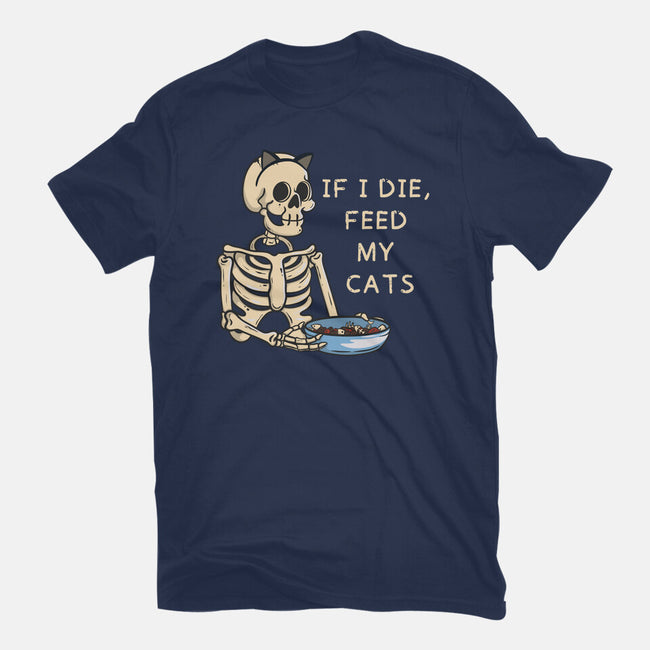 Feed My Cats-Mens-Basic-Tee-Claudia