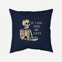 Feed My Cats-None-Removable Cover w Insert-Throw Pillow-Claudia
