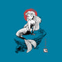 Queen Of The Wave Sumi-e-None-Removable Cover w Insert-Throw Pillow-Astrobot Invention