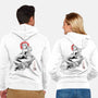 Queen Of The Wave Sumi-e-Unisex-Zip-Up-Sweatshirt-Astrobot Invention