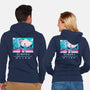 Never Alone-Unisex-Zip-Up-Sweatshirt-yumie
