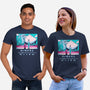 Never Alone-Unisex-Basic-Tee-yumie