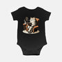 Books Coffee And Cats-Baby-Basic-Onesie-Popnotic