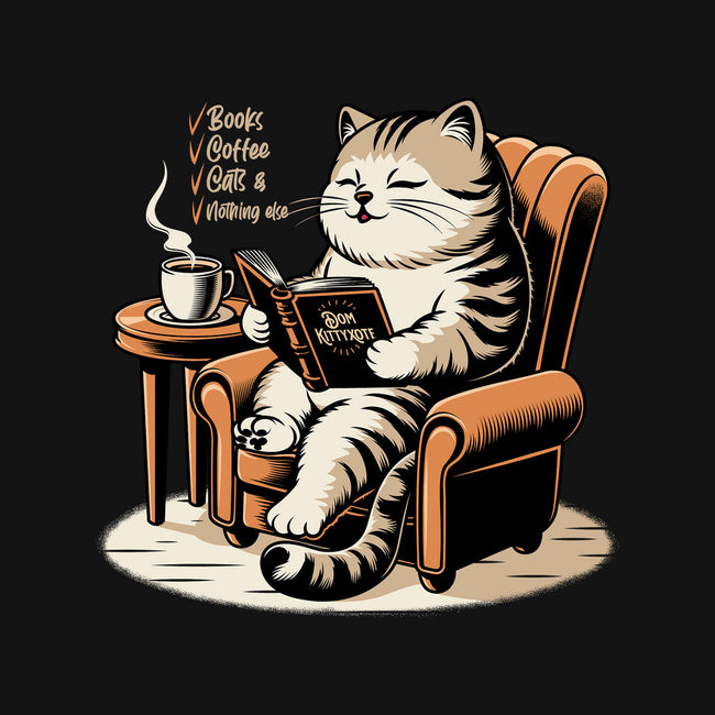 Books Coffee And Cats-None-Drawstring-Bag-Popnotic