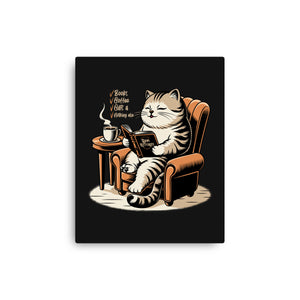 Books Coffee And Cats