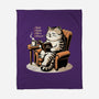 Books Coffee And Cats-None-Fleece-Blanket-Popnotic