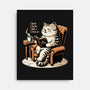 Books Coffee And Cats-None-Stretched-Canvas-Popnotic