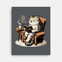 Books Coffee And Cats-None-Stretched-Canvas-Popnotic