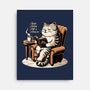 Books Coffee And Cats-None-Stretched-Canvas-Popnotic