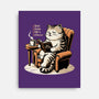 Books Coffee And Cats-None-Stretched-Canvas-Popnotic