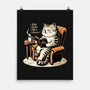 Books Coffee And Cats-None-Matte-Poster-Popnotic