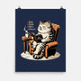 Books Coffee And Cats-None-Matte-Poster-Popnotic