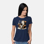 Books Coffee And Cats-Womens-Basic-Tee-Popnotic