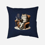Books Coffee And Cats-None-Removable Cover w Insert-Throw Pillow-Popnotic