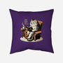 Books Coffee And Cats-None-Removable Cover w Insert-Throw Pillow-Popnotic
