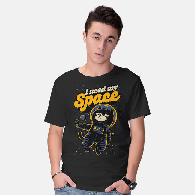 I Need My Space Humans-Mens-Basic-Tee-Popnotic