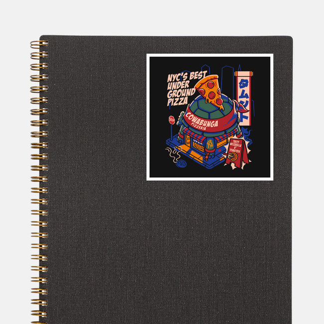 Shell Pizzeria-None-Glossy-Sticker-estudiofitas