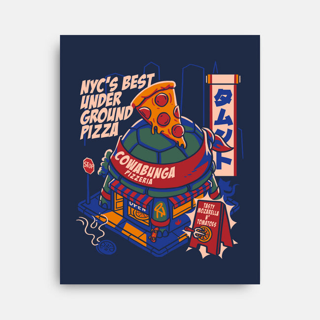 Shell Pizzeria-None-Stretched-Canvas-estudiofitas