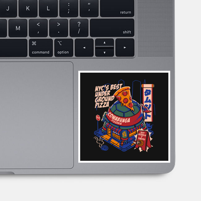 Shell Pizzeria-None-Glossy-Sticker-estudiofitas