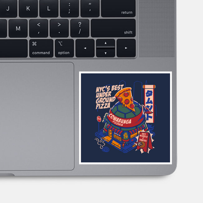 Shell Pizzeria-None-Glossy-Sticker-estudiofitas