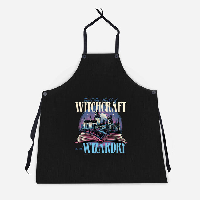 World Of Witchcraft And Wizardry-Unisex-Kitchen-Apron-momma_gorilla