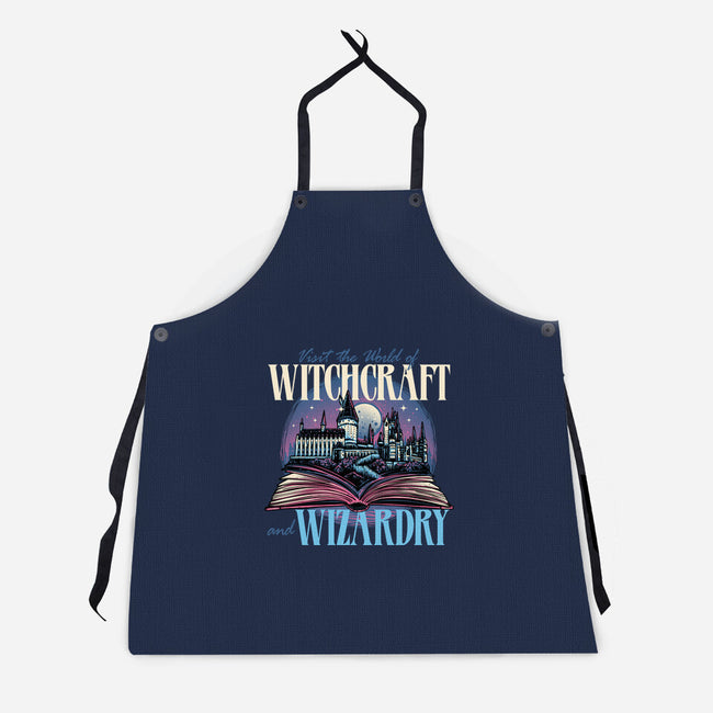 World Of Witchcraft And Wizardry-Unisex-Kitchen-Apron-momma_gorilla