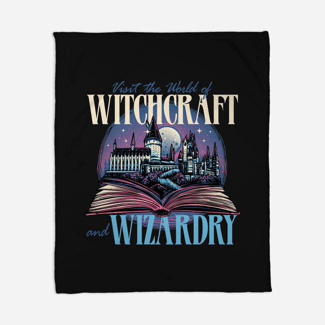 World Of Witchcraft And Wizardry-None-Fleece-Blanket-momma_gorilla