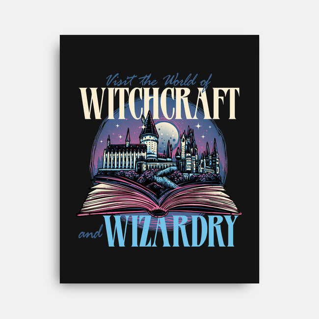 World Of Witchcraft And Wizardry-None-Stretched-Canvas-momma_gorilla