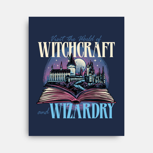 World Of Witchcraft And Wizardry-None-Stretched-Canvas-momma_gorilla