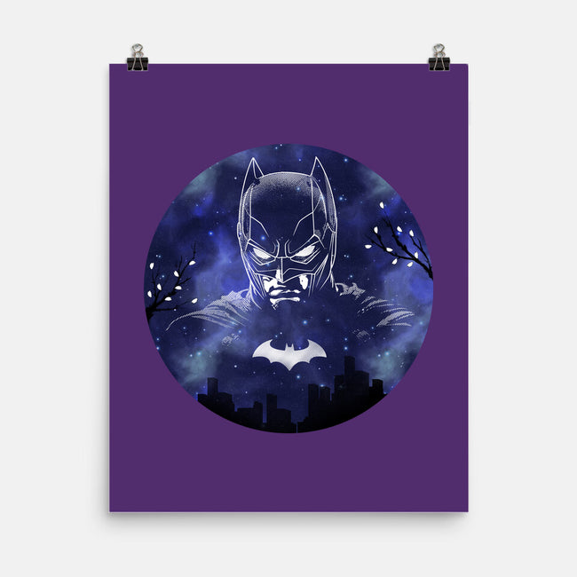 Galaxy Dark Knight-None-Matte-Poster-Astrobot Invention