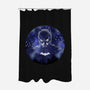 Galaxy Dark Knight-None-Polyester-Shower Curtain-Astrobot Invention