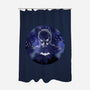 Galaxy Dark Knight-None-Polyester-Shower Curtain-Astrobot Invention