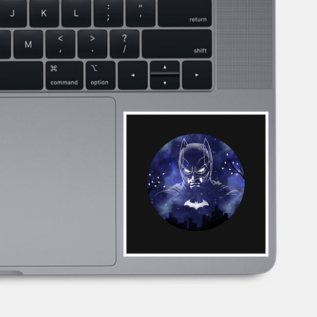 Galaxy Dark Knight-None-Glossy-Sticker-Astrobot Invention