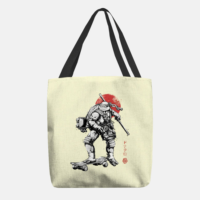 Ninja Donatello Sumi-E-None-Basic Tote-Bag-Astrobot Invention