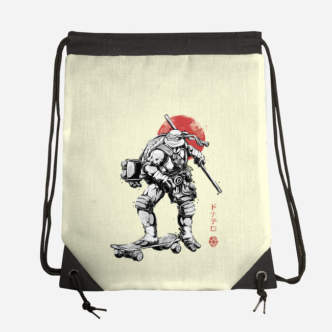 Ninja Donatello Sumi-E-None-Drawstring-Bag-Astrobot Invention