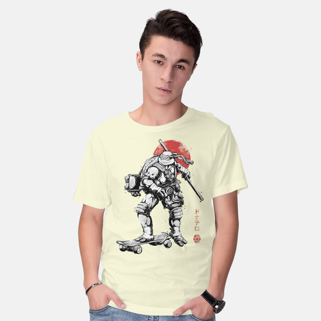Ninja Donatello Sumi-E-Mens-Basic-Tee-Astrobot Invention