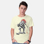 Ninja Donatello Sumi-E-Mens-Basic-Tee-Astrobot Invention