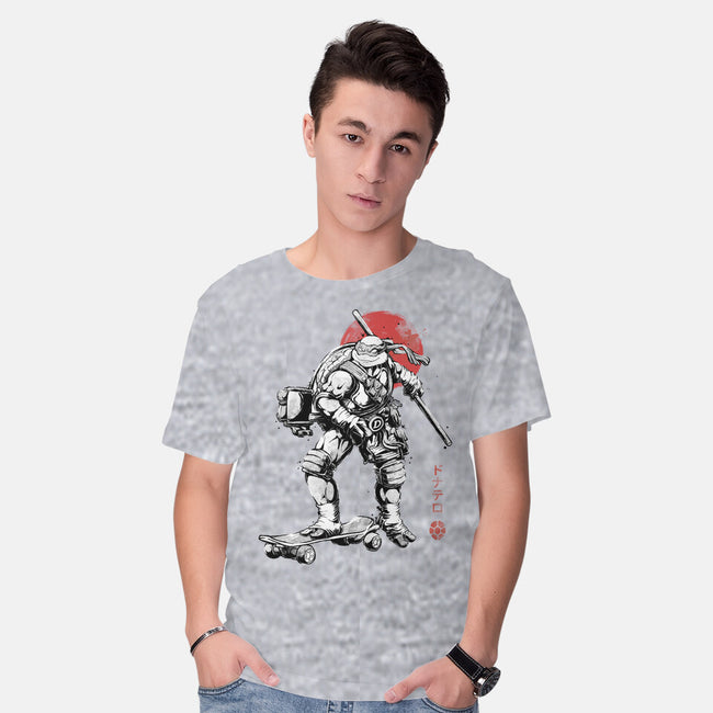 Ninja Donatello Sumi-E-Mens-Basic-Tee-Astrobot Invention