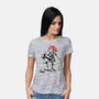 Ninja Donatello Sumi-E-Womens-Basic-Tee-Astrobot Invention