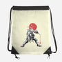 Ninja Raphael Sumi-E-None-Drawstring-Bag-Astrobot Invention