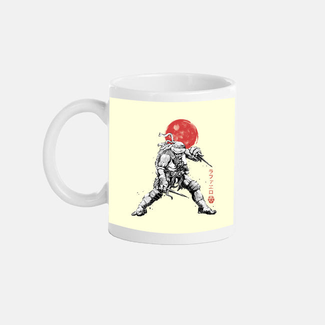 Ninja Raphael Sumi-E-None-Mug-Drinkware-Astrobot Invention