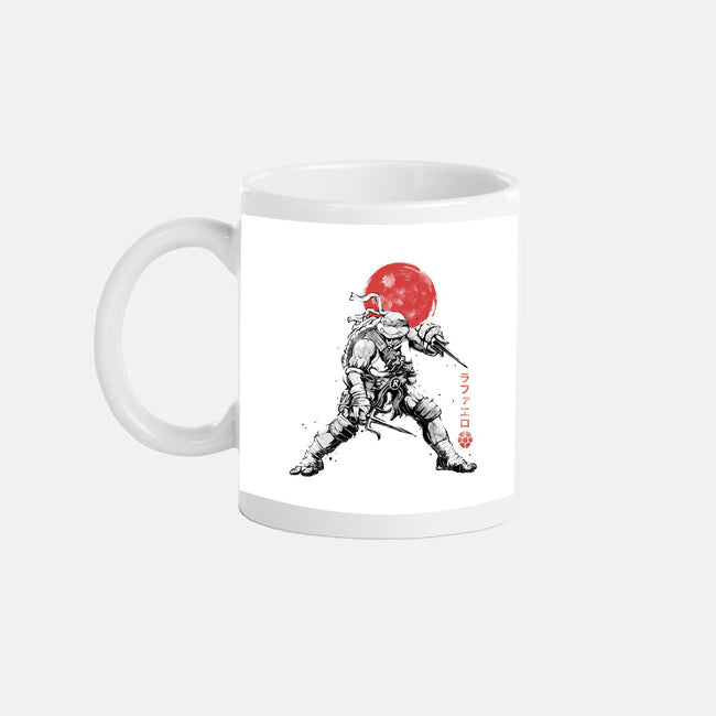 Ninja Raphael Sumi-E-None-Mug-Drinkware-Astrobot Invention